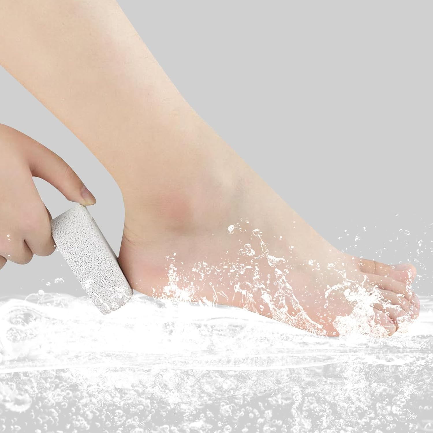 Vervesourced 2PCS Natural Pumice Stone for Feet, Vervesourced Lava Pedicure Tools Hard Skin Callus Remover for Men/Women Feet and Hands - Natural Foot File Exfoliation to Remove Dead Skin image number 1