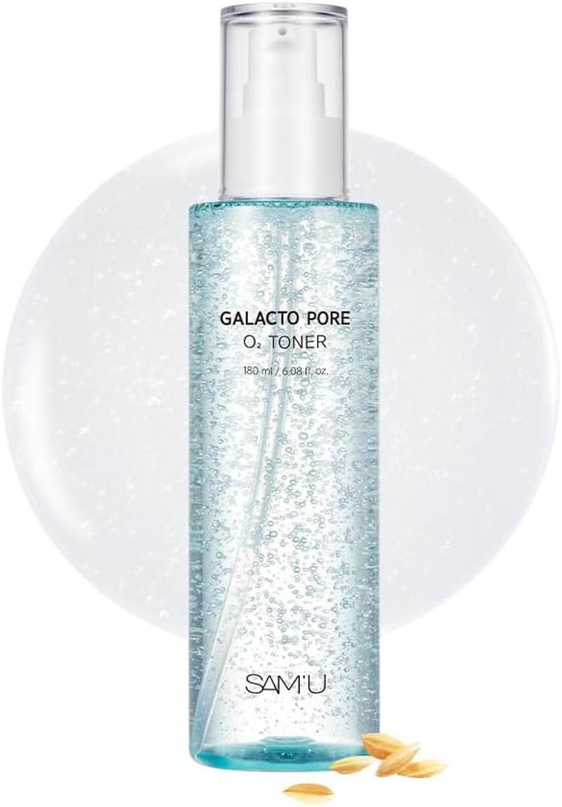 SAM'U Galacto Pore O2 Toner, Exfoliating & Pore-Tightening, Oxygen Bubble Galactomyces Toner, Hydrating for Sebum Control & Suitable for All Skin Types, Korean Toners, 150Ml image number 4