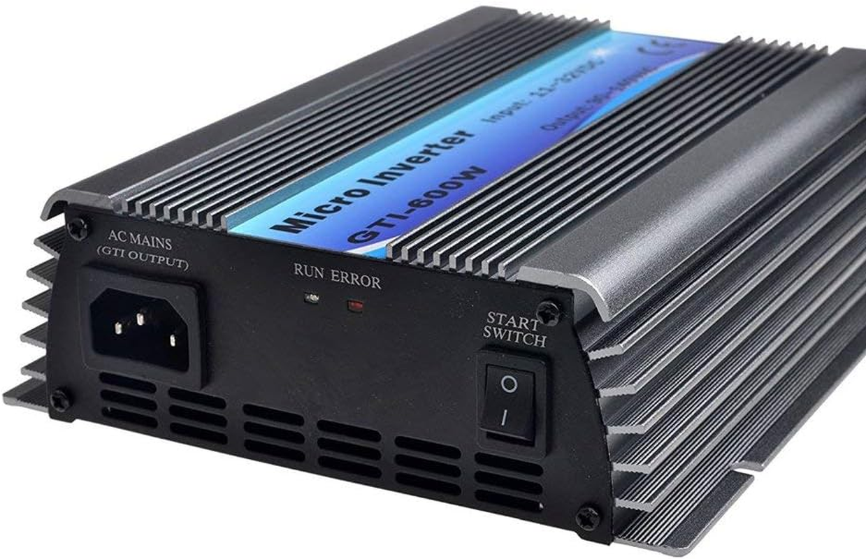 Y&H 600W Grid Tie Inverter Stackable DC10.5-28V Input AC230V MPPT Pure Sine Wave Micro Inverter Fit for 12V Solar Panel/24V Battery image number 2