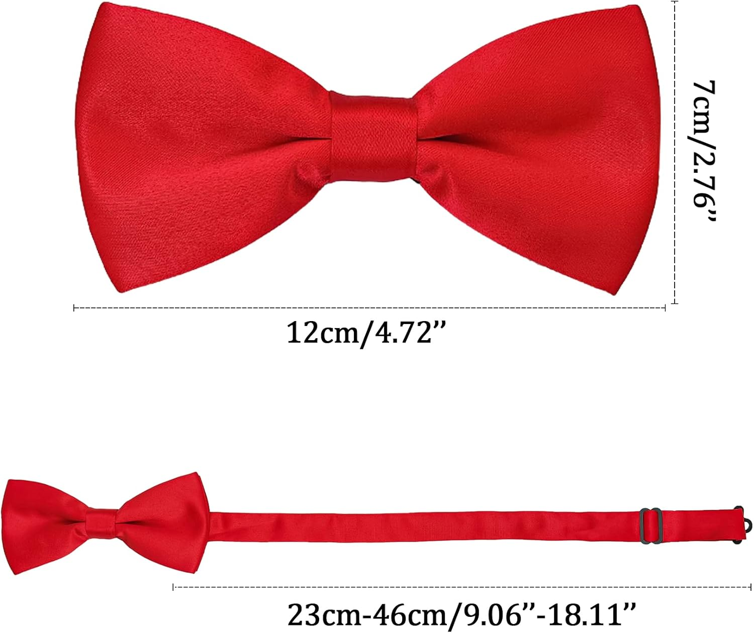 SYAYA Men'S Formal Fashion Pre Bow Tie Polyester Sparkling Bow Tie MLJ14 (Pink)