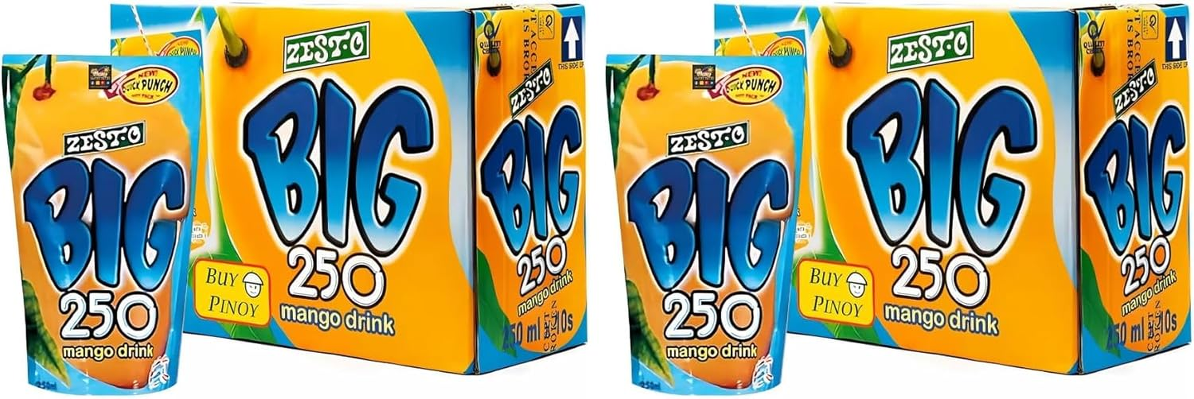 Zesto Big 250 Mango Drink 250Ml 10 Pack image number 2