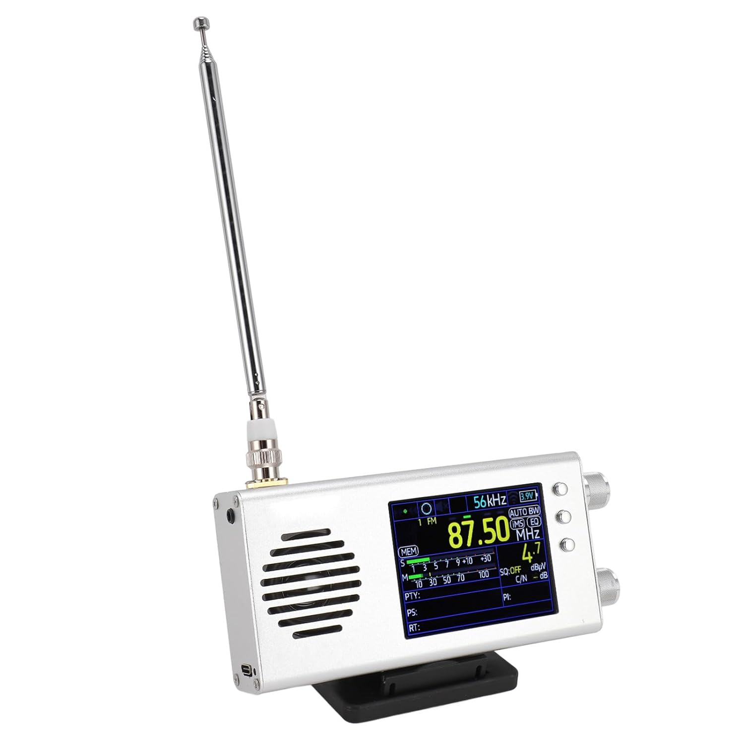 Shortwave Radio Receiver, AM FM SW CB VHF UHF WX AIR LW MW Full Band Radio Receiver with Dual Stereo Speakers, Professional Portable Radio Receiver Kit (#11) image number 3