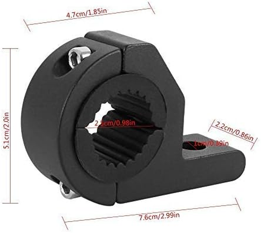 2Pcs Universal Offroad Led Light Mounting Kit, 19-30MM Tube Clamps for Off-Road Truck UTV ATV