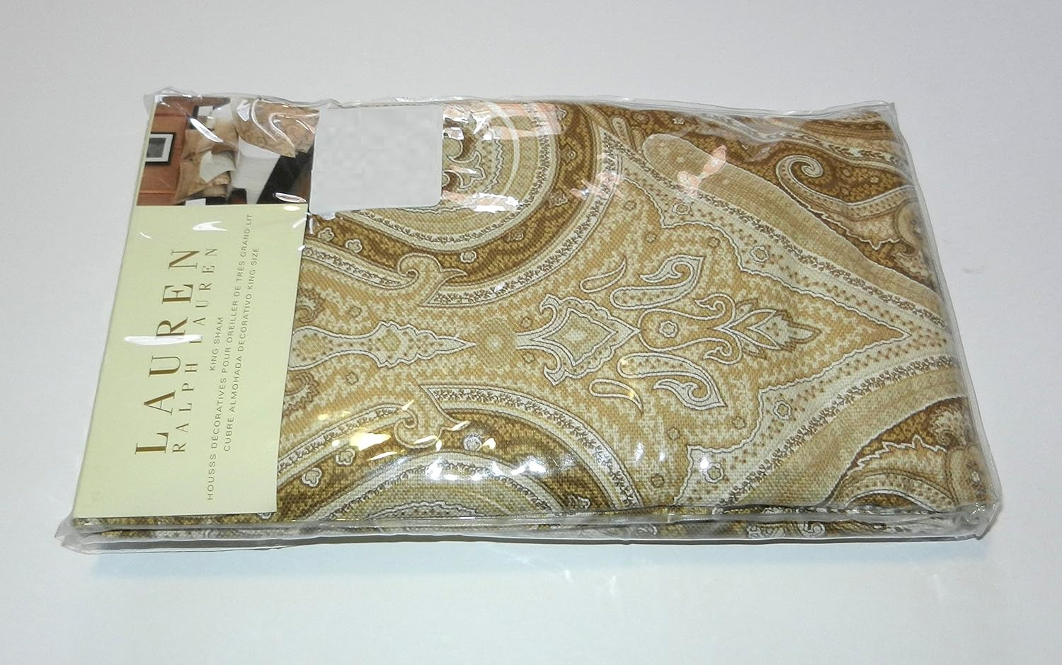 Lauren by Ralph Lauren Desert Spa Paisley King Sham image number 2