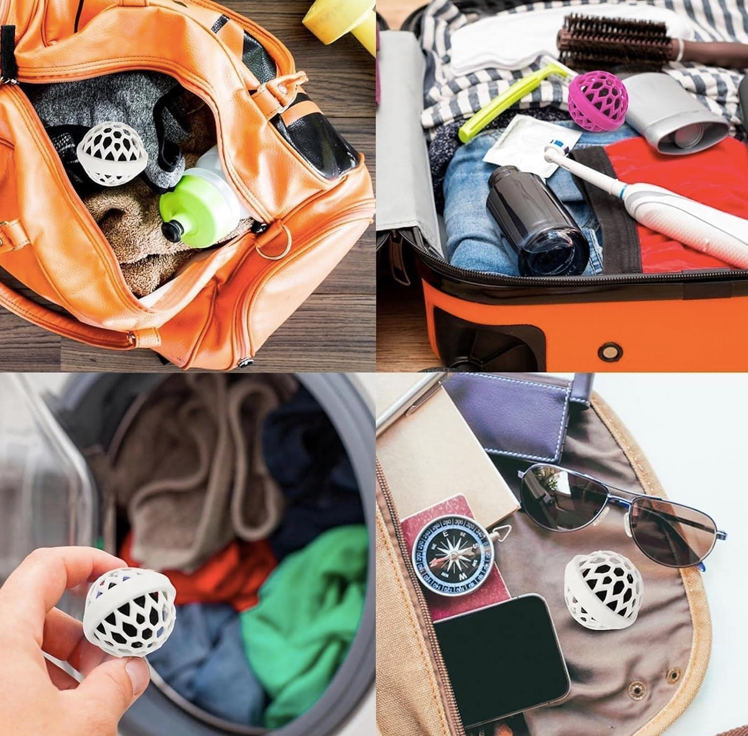 Purse Ball Cleaning Ball Reusable Purse Clean Ball, 3Pcs Purse Cleaning Ball,Reusable Purse Clean Ball,Clean Ball Sticky Inside,Bag Clean Ball,Bag Cleaning Ball,Cleaning Ball Mini Clean Ball for Purse image number 6