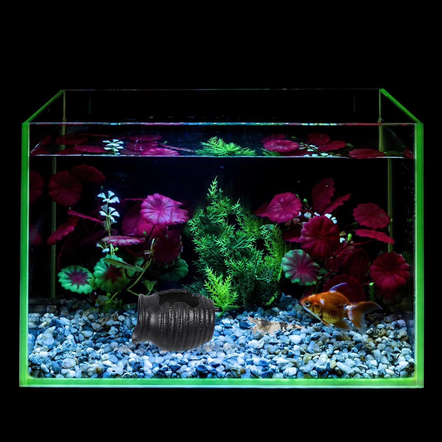 Bestonzon Ceramic Fountain Spitter Jar Shaped Spout for Indoor Hydroponic Plants and Garden Decor Classic Waterfall Design Easy Installation for Fish Tanks and Outdoor Water Features image number 3