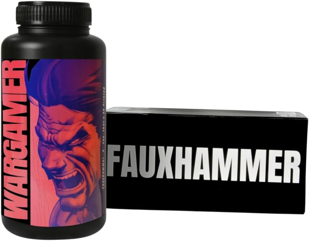 WARGAMER by Fauxhammer | Durable Tabletop Miniature Resin | Wash with Water or IPA (1Kg) | 3D Resin by Yes, That'S 3D Printed image number 2