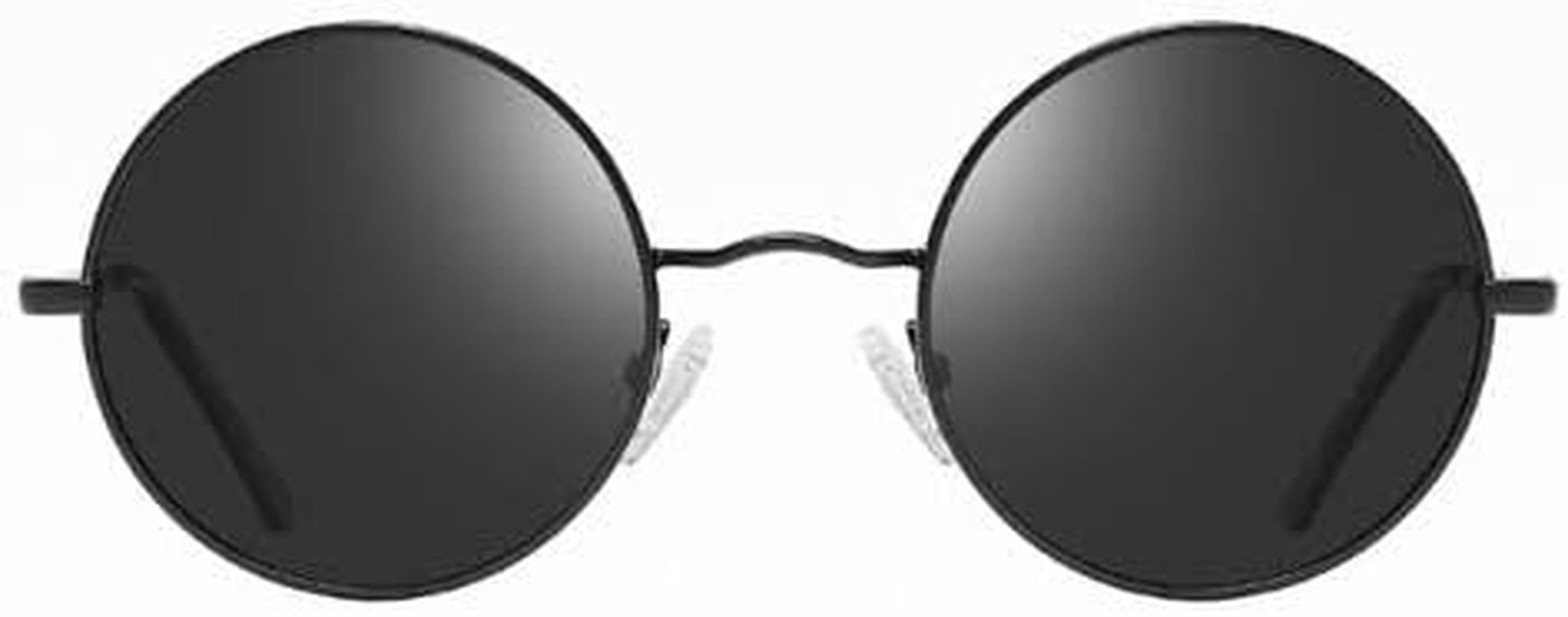 Kiduo Retro round Polarized Sunglasses for Men Women Small Circle Sunglasses John Lennon Style