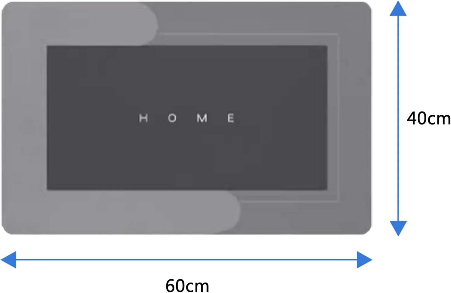 Salesbay Non-Slip Super Absorbent Floor Quick Drying Mat Soft Bath Rug Carpet image number 5