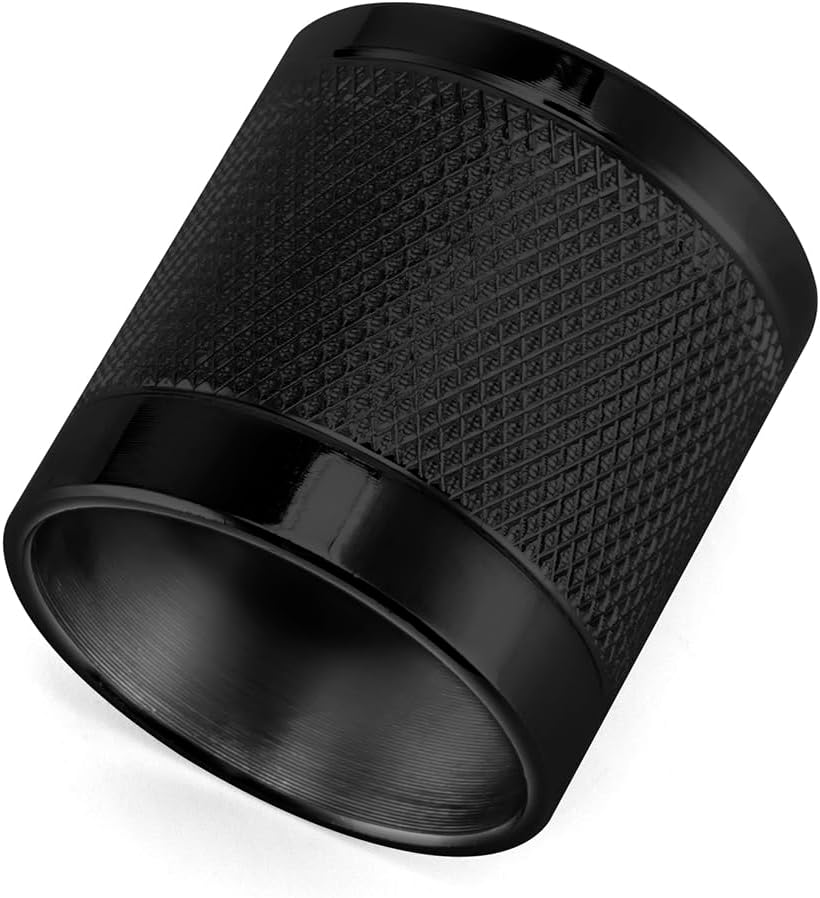 Wsays 4PCS Docking Hardware Cover Kit Knurled Magnet Caps Black Compatible with Harley Sportster XL Softail Dyna Touring Electra Glide Street Glide Road King 1994-2025 image number 1