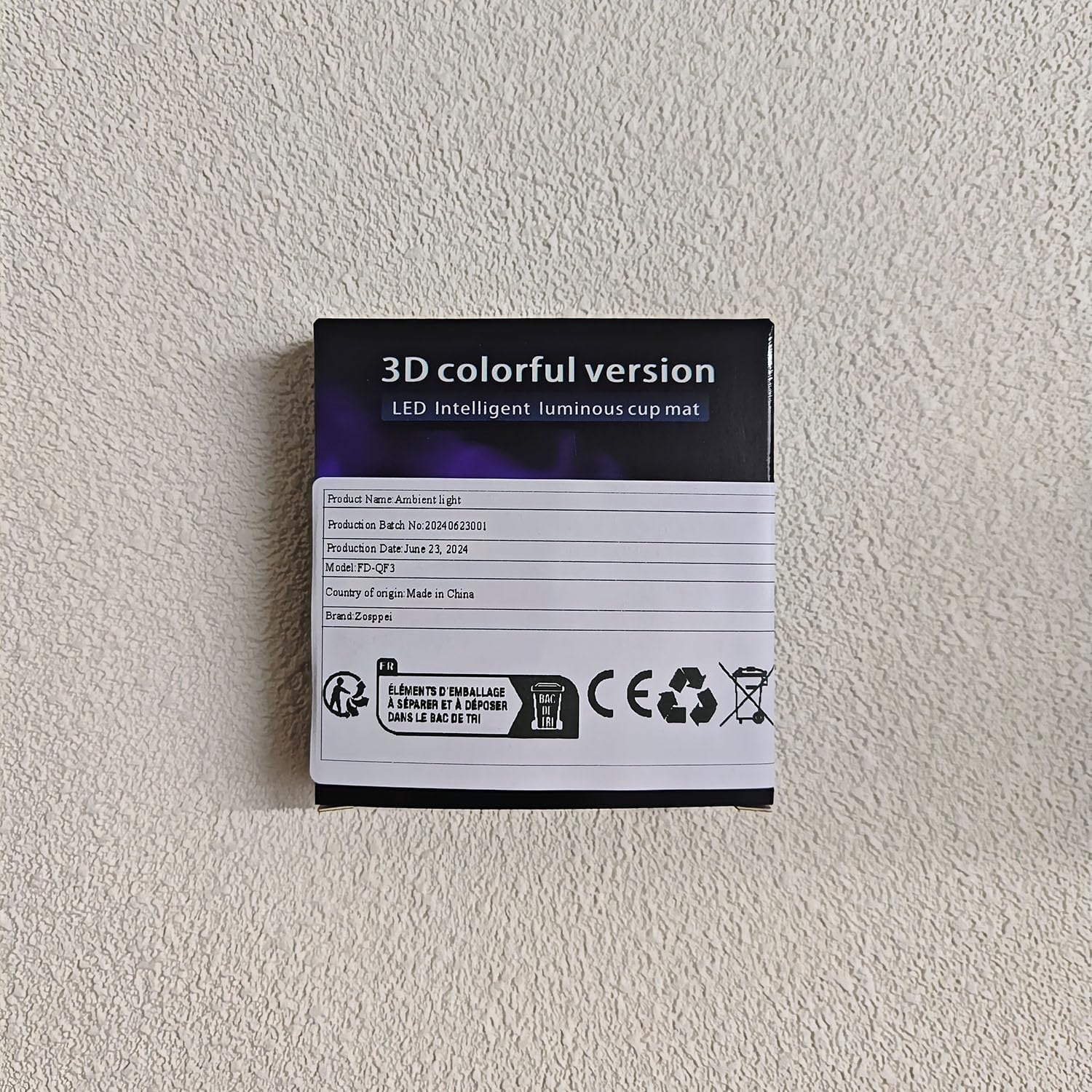 LED Car Cup Holder Lights,2 PCS USB Charging Car Coasters with 7 Colors Luminescent Light Cup Pad,Led Cup Mat for Car Decoration Atmosphere Light image number 4