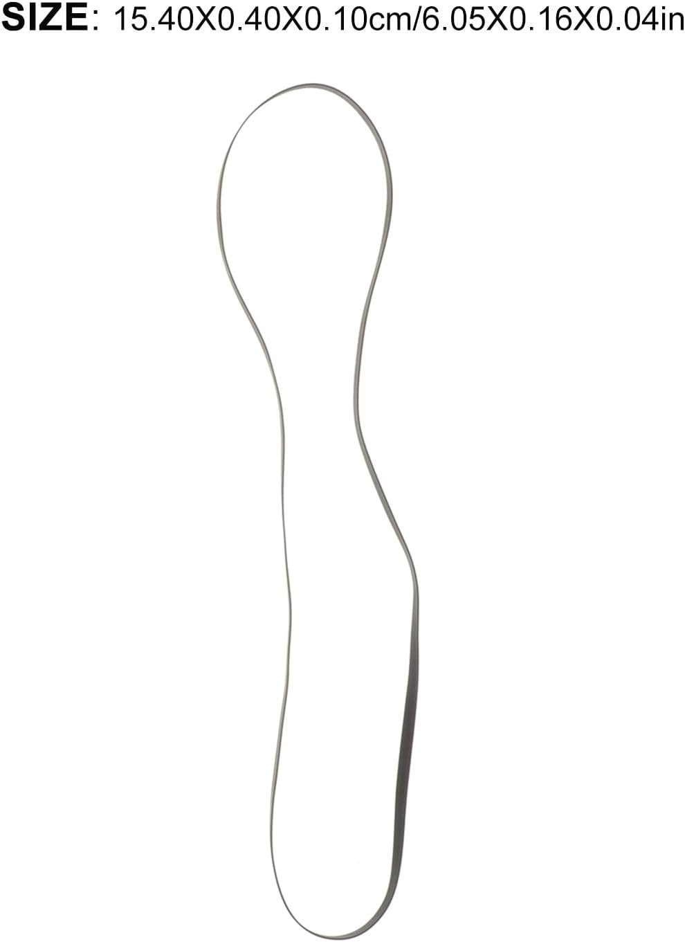 NOLITOY 6Pcs Rubber Turntable Belts for Record Player Phonograph Drive Belt Replacement Accessory, Assorted Sizes (154Mm to 285Mm) for Home Audio Equipment image number 1