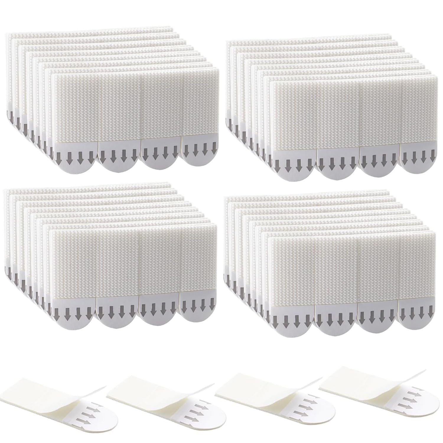 SAHENITEA 24 Pairs(48 Strips) Adhesive Strips,Picture Hanging Strips Heavy Duty, Hook and Loop Tape, Picture Hanging Strips for Pictures, Frames, Mirrors, Wall Decoration and Signage image number 6