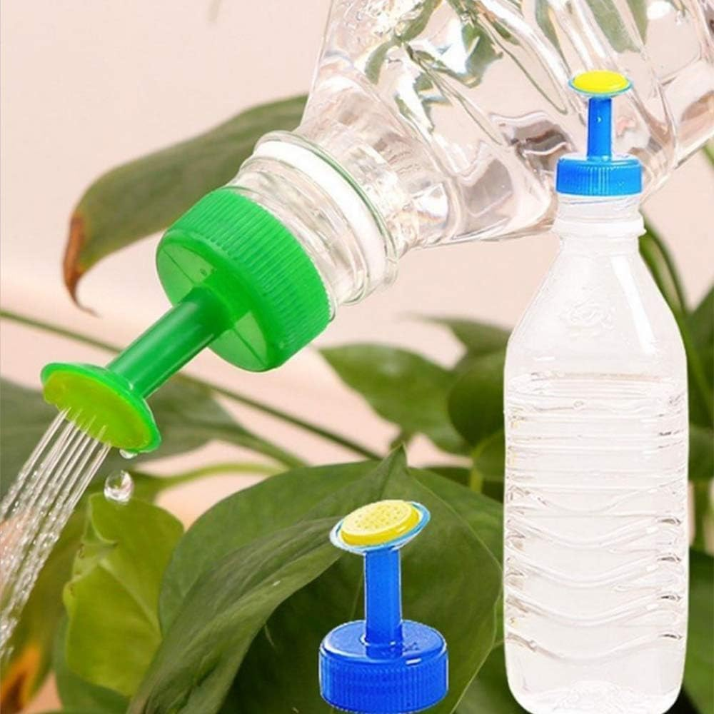 6Pcs Bottle Top Waterers Plastic Plant Waterers Sprinkler Plant Watering Seed Seedling Irrigation for 30Mm Drinking Bottles Seed Seedling Garden Irrigation Watering Cans (Random Color) image number 4