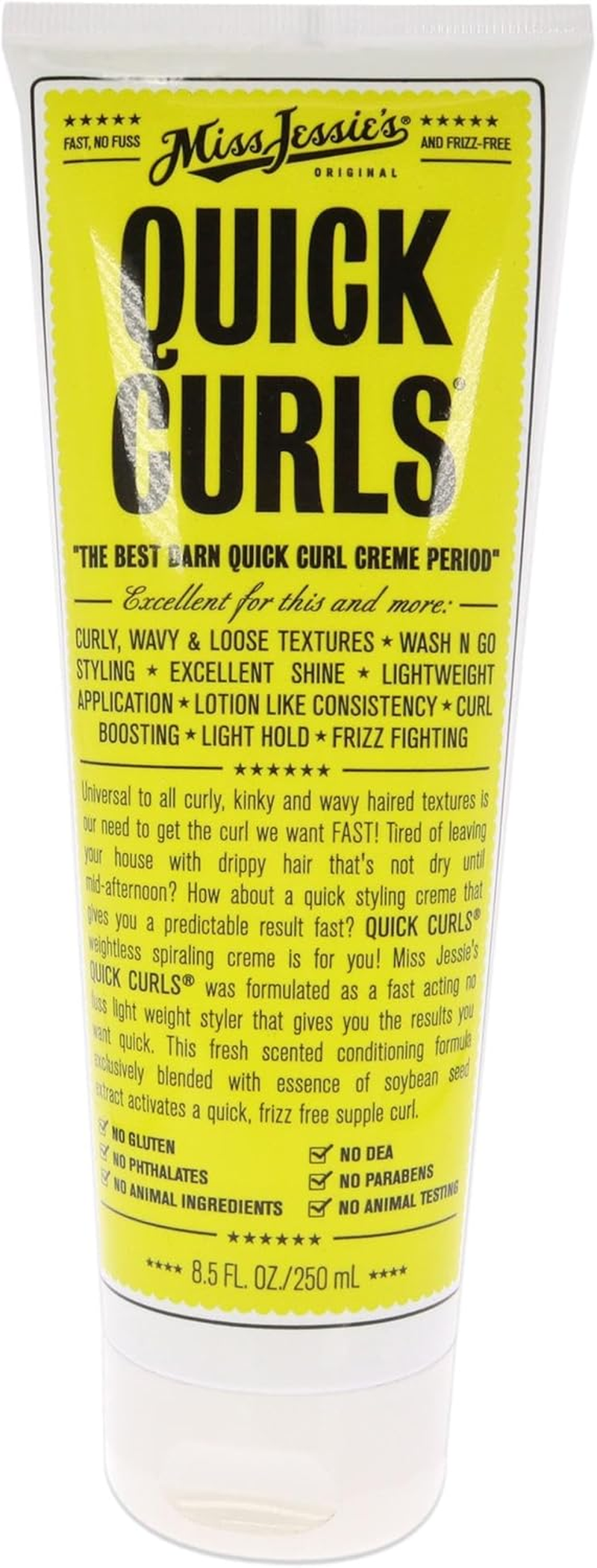 Miss Jessie'S Quick Curls by Miss Jessies for Unisex - 8.5 Oz Cream, 251.38 Millilitre image number 1