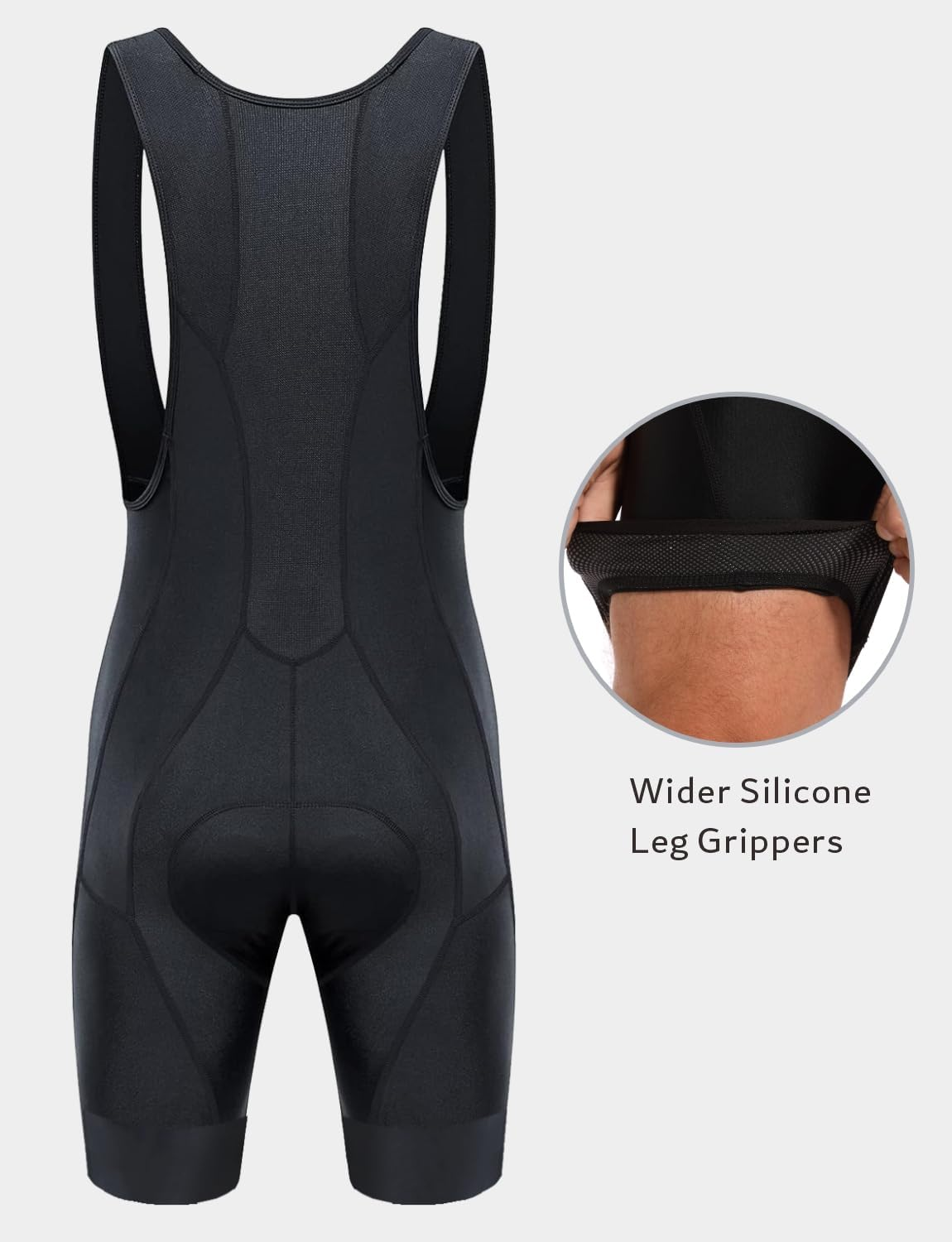 Przewalski Men'S 3D Padded Cycling Bike Bib Shorts, Excellent Performance and Better Fit image number 3