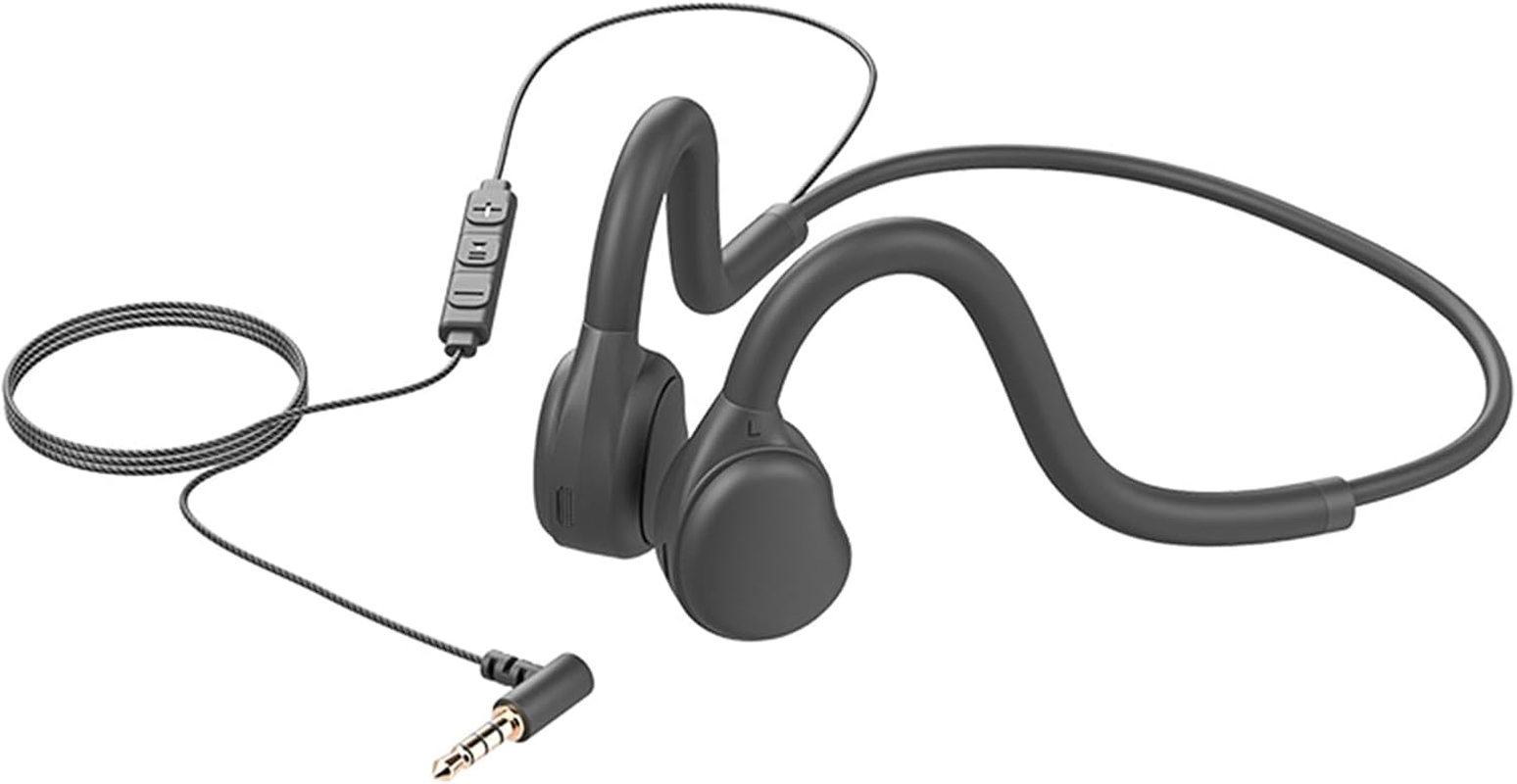 GZCRDZ 3.5MM Wired Headphones with Bone Conduction and Built-In Microphone Suitable for Mobile Phones, Computers, and Speakers image number 5