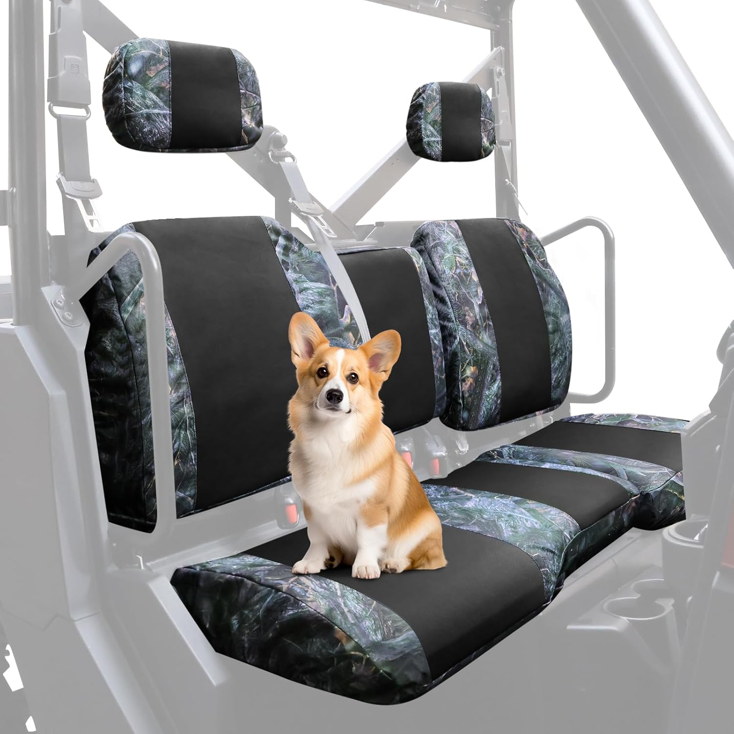 MDPROMCP Ranger XP 1000 Seat Cover, Split Back Ranger Seat Covers Compatible with 2018 2019 2020 2021 2022 2023 2024 2025 Polaris Ranger XP 1000, 2020 2021 2022 Ranger 1000 Black