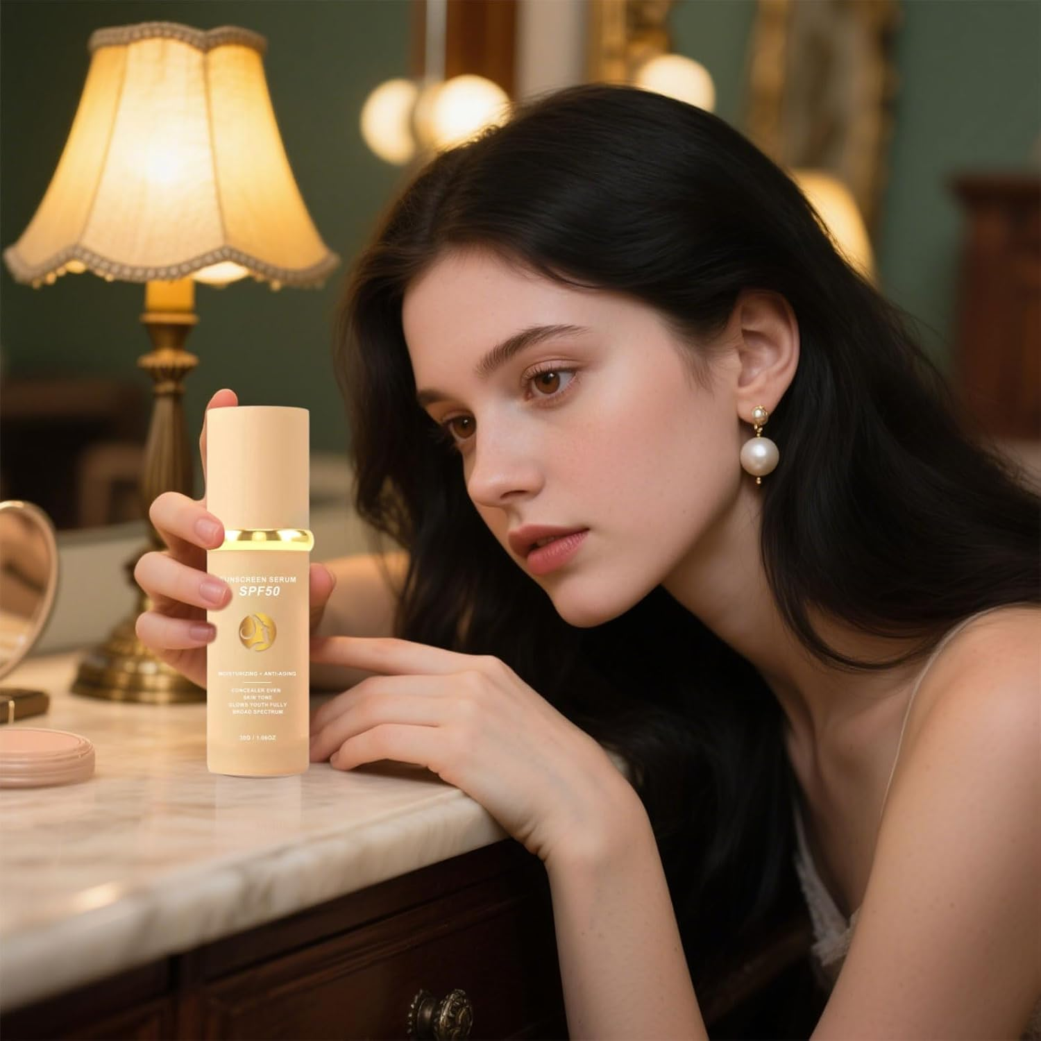 Foundation, 4-In-1 Colour Changing Foundation, Color-Changing Concealer Skin Tint, Korean Makeup, Long-Lasting Perfect Full-Coverage Moisturizing Concealer, Suitable for All Skin Tones of Natural Color image number 6