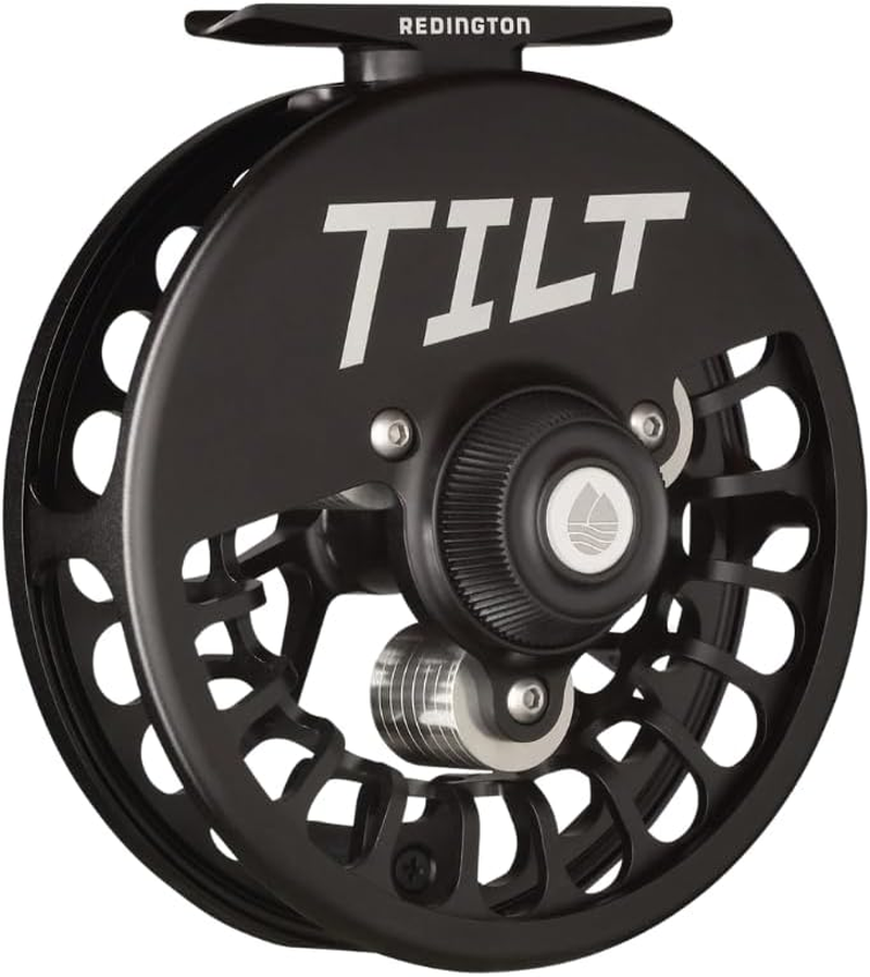 Redington Tilt Euro Nymph Reel - 2-5 Fly Reel for Euro Nymph Fishing - Large Arbor Design - Smooth Drag - Removable Weights for Perfect Balance on Any Fly Rod - 100Yds/20Lb Capacity