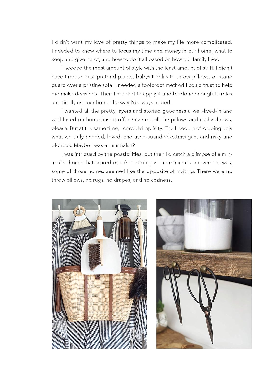 Welcome Home: a Cozy Minimalist Guide to Decorating and Hosting All Year Round