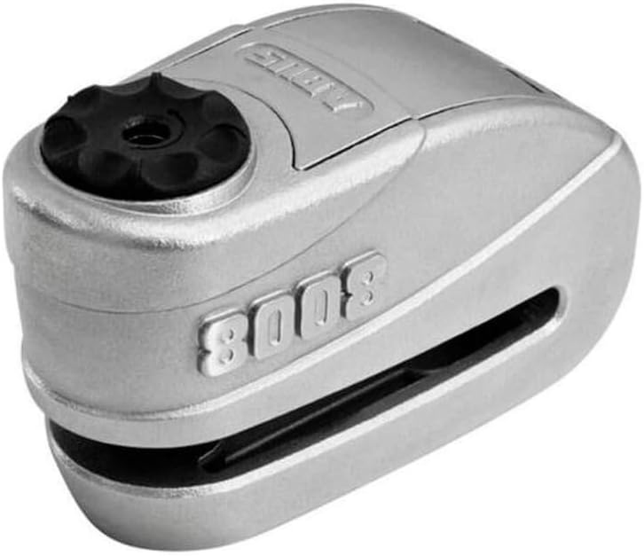 ABUS Brake Disc Lock Granit Detecto Xplus 8008 2.0 - Motorcycle Lock with Alarm - ABUS Security Level 19 - Grey image number 4