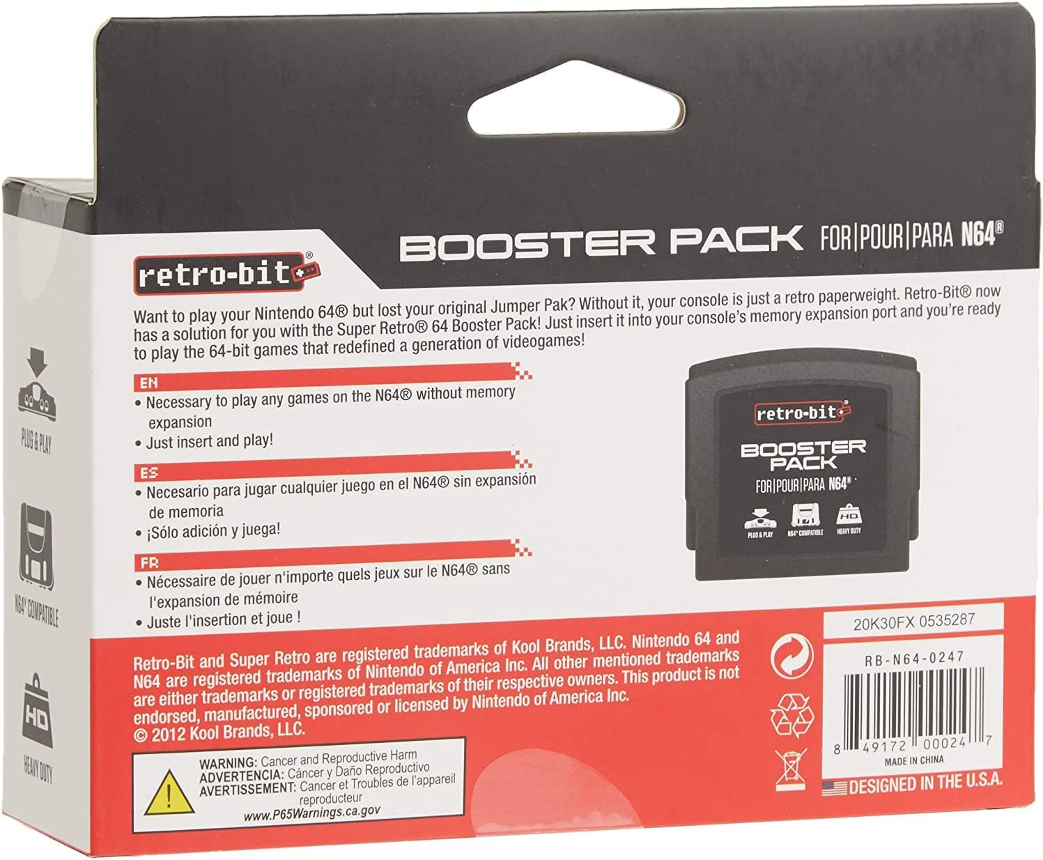 Retro-Bit N64 Jumper Pak/Booster Pack image number 5