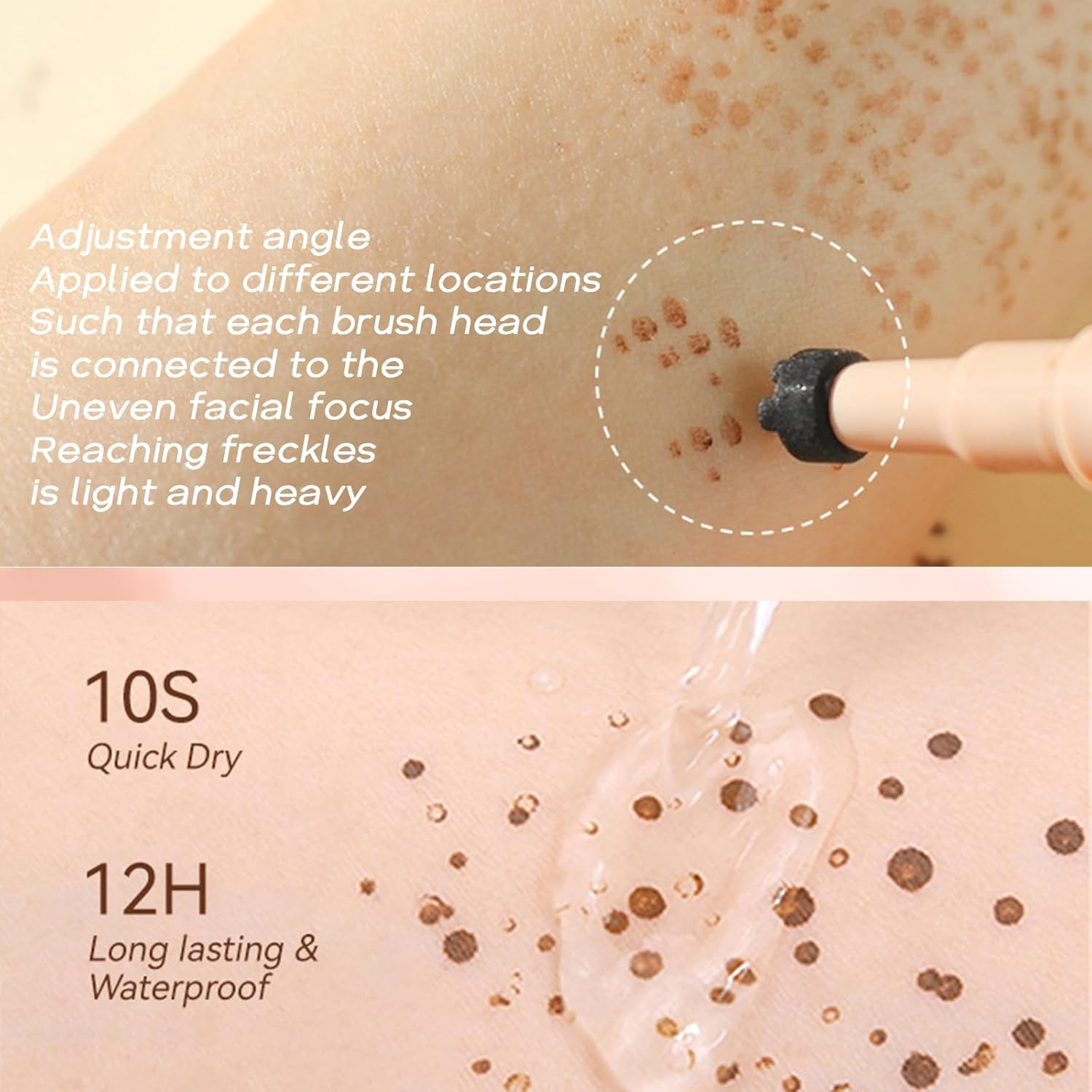 Freckle Pen, Natural Looking Freckles, Waterproof Makeup Pen for Freckles, Long-Lasting, Easy to Use (01 Light Brown) image number 3