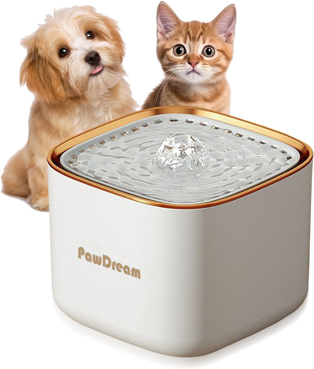Smart Cat Water Fountain for Dogs & Cats | 3Liters Large Capacity Portable & Lightweight Pet Fountain with Ultra-Quiet Filtration,Dry-Run Protection & AU Plug Included | Ideal for Multi-Pet Households