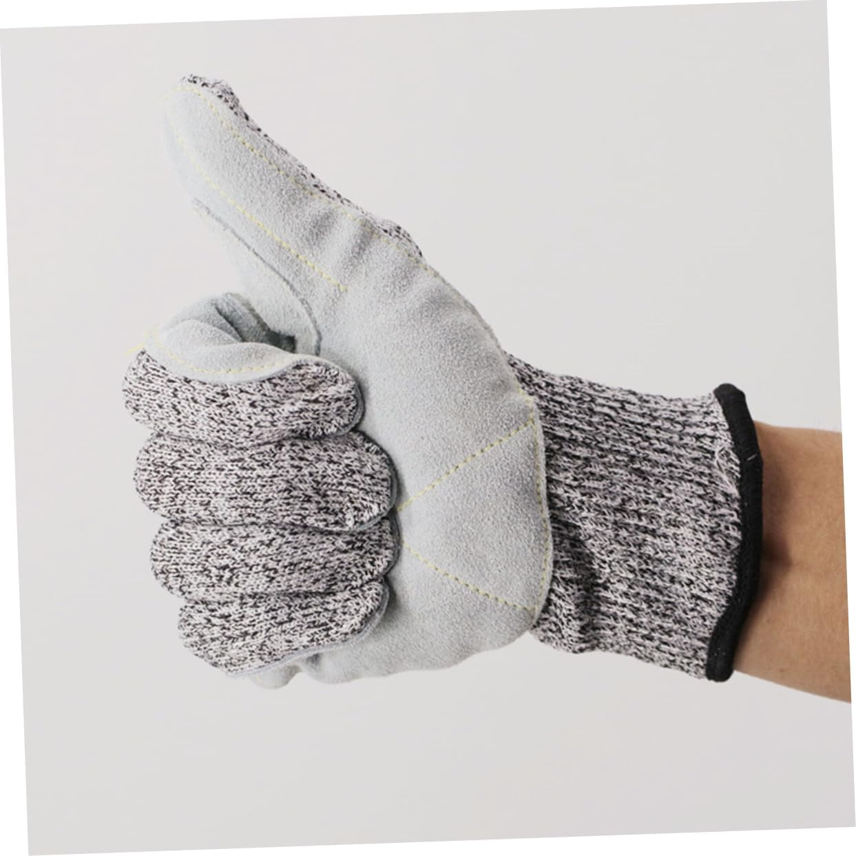 GAROZATION 1Pair Outdoor Gardening Gloves Anti-Collision Puncture-Resistant Lightweight Breathable Design for Comfortable Fit for Weeding Planting image number 4