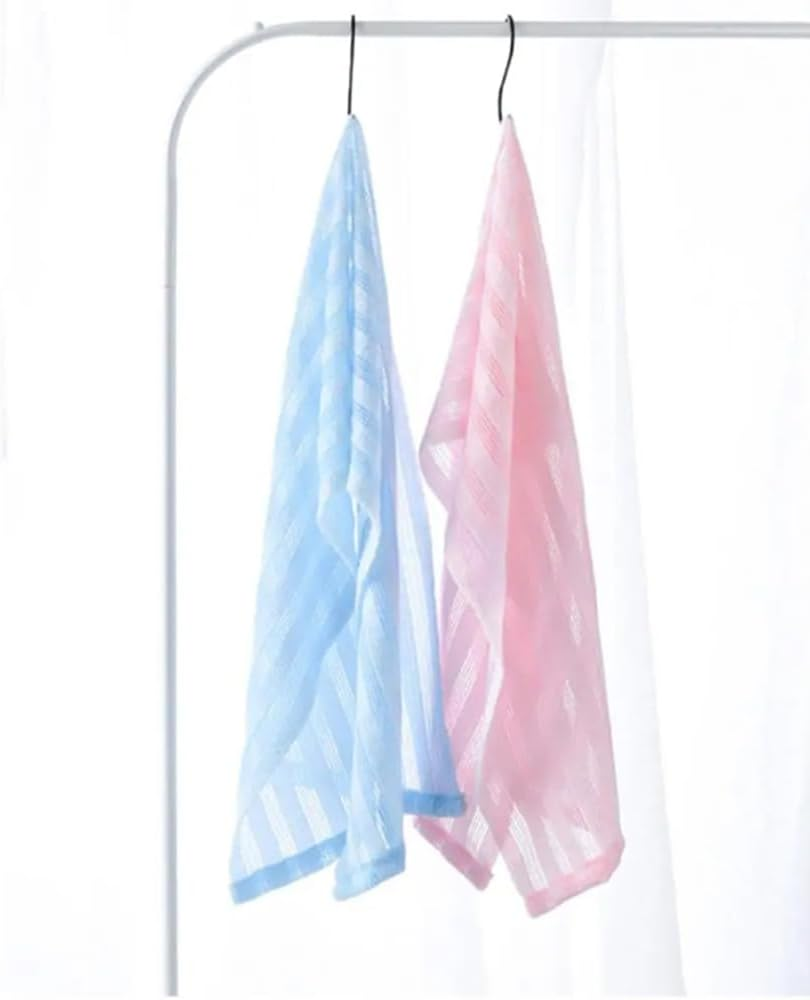 2 Pack Back Scrubber for Shower Bath, Exfoliating Body Scrubber, Japanese Scrub Wash Cloth, Exfoliating Washcloth Towel for Men Women, Body Exfoliator Loofah Luffa Sponge Net Rag Back Washer image number 3