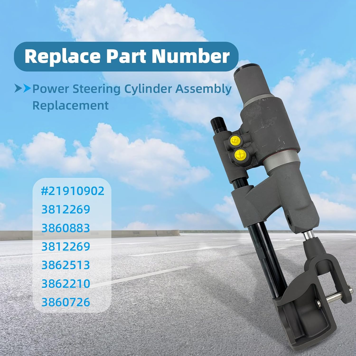 Power Steering Actuator Replacement Penta XDP XXP SX-M SX-A DPS-A DPS-B D3 Series Replace#21910902 3860883 3862513 3856710 3850244 3812269 Power Steering Cylinder image number 2