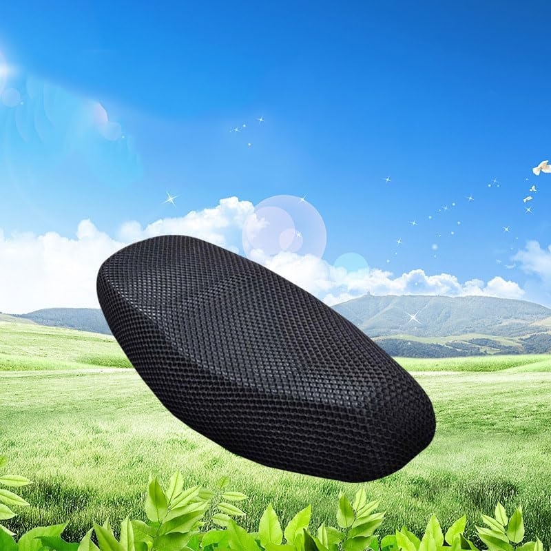 NUZAMAS 95X60Cm Motorcycle Seat Cover Universal Mesh Protective Seat Cover Non-Slip Breathable Seat Cushion Cover Motorcycle Seat Protector Cushion Seat