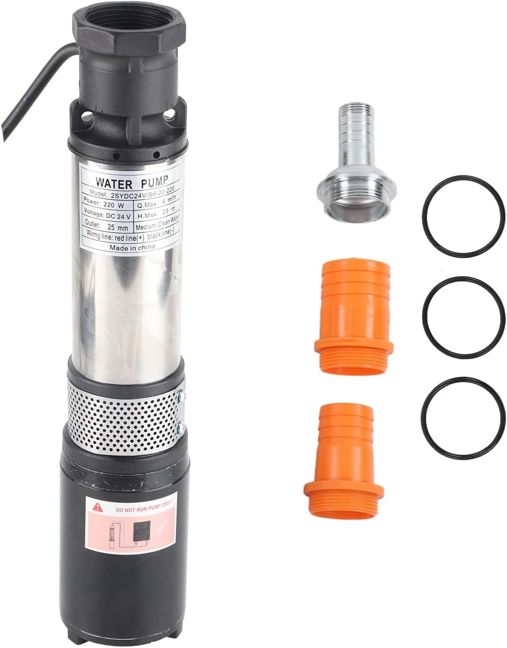 Cryfokt Powerful DC Deep Well Pump for Agricultural Irrigation with Large and High Stroke image number 4