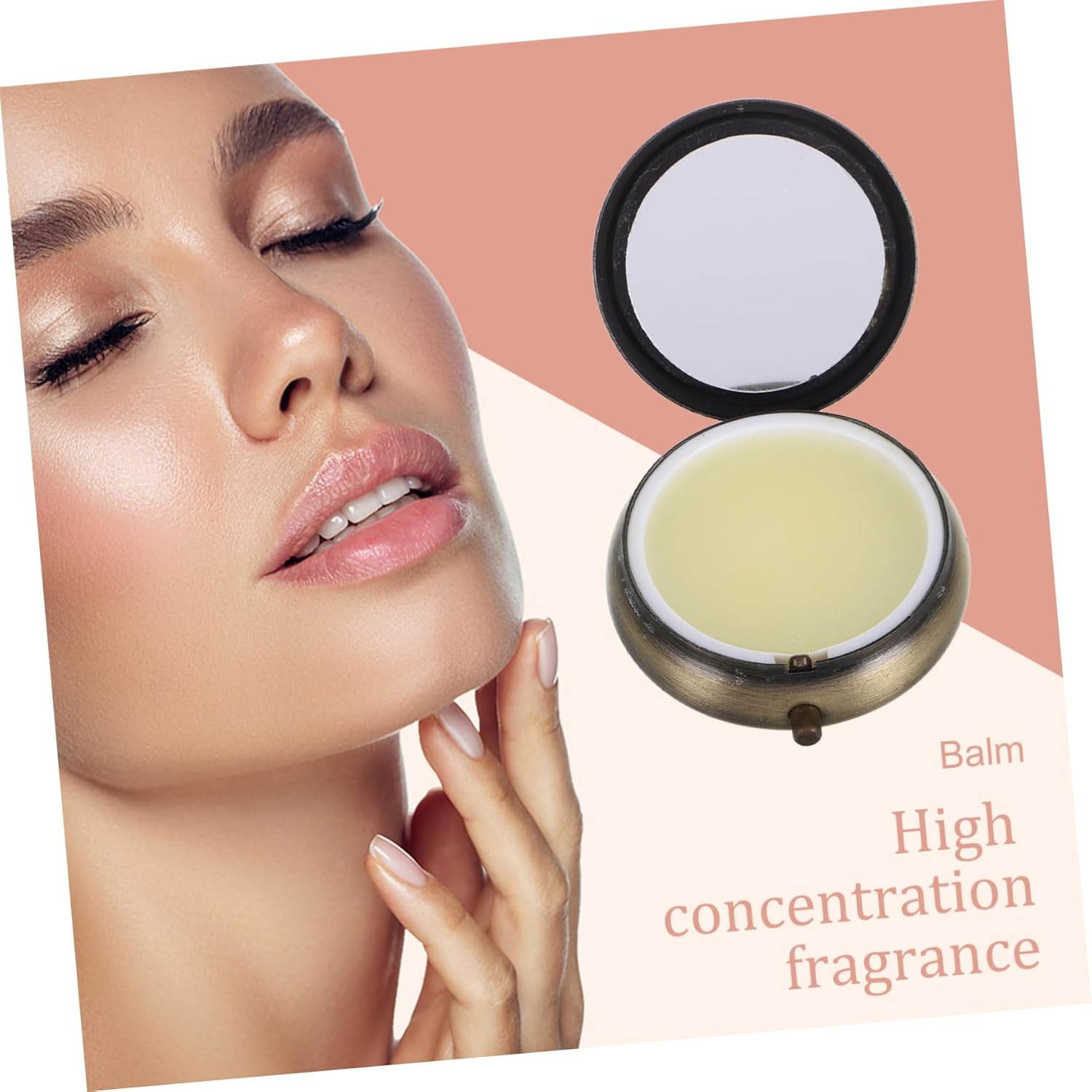 PACKOVE Solid Perfume Balm for Women Portable Wood Scented Fragrance Fresh Aroma Solid Cologne for Travel Work Date image number 1