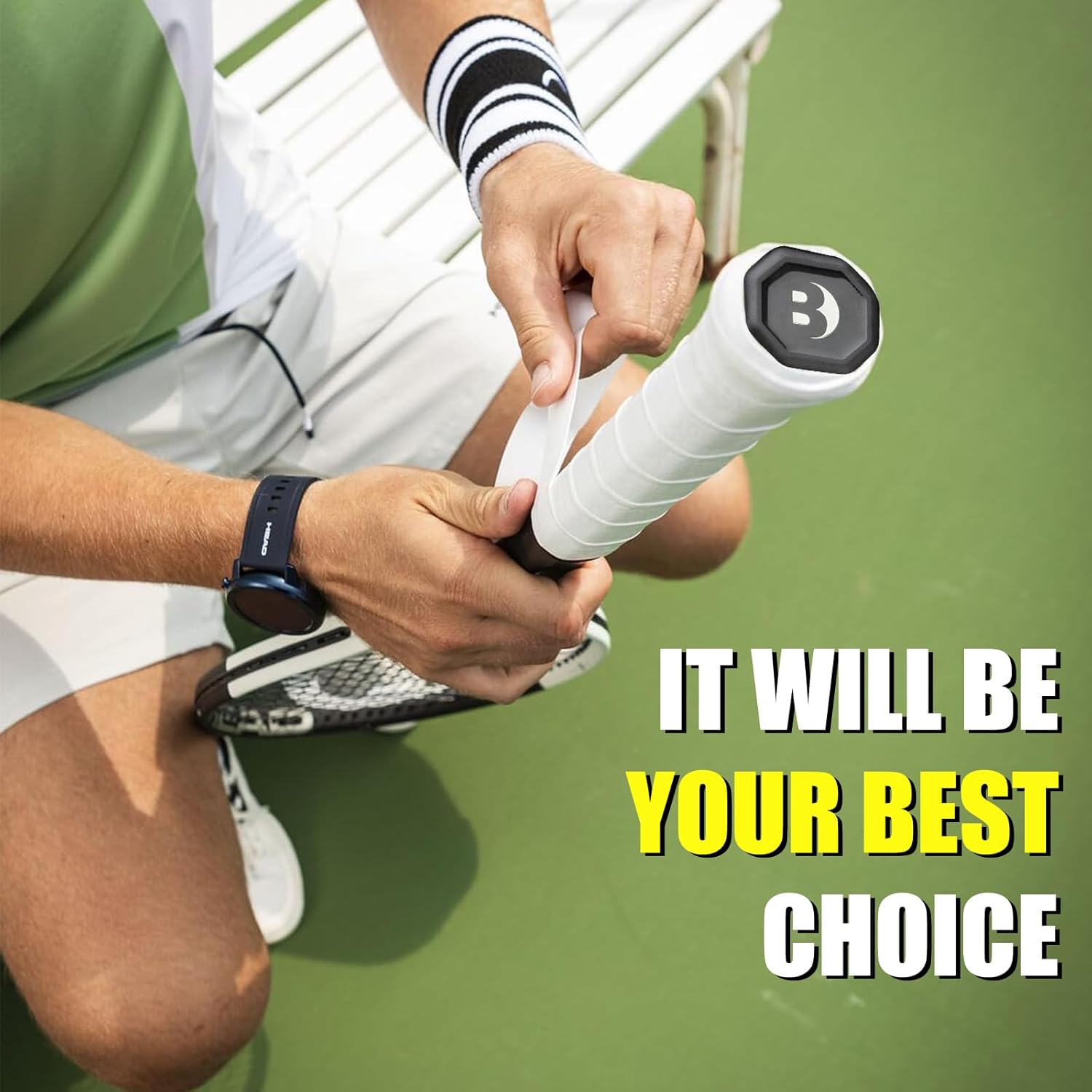 VORHI ZORIG Tennis Racquet Grip Tape, 6-12 Pack Replacement Overgrips