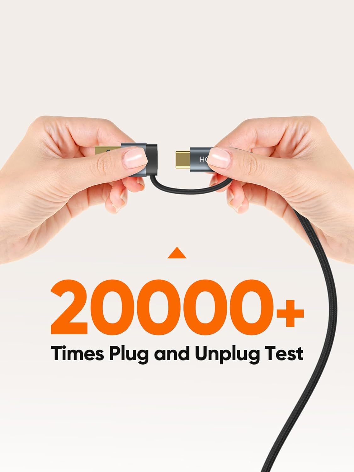 USB C Hard Drive Cable 3FT, Cablecreation 5Gbps USB A/C to Micro B Cable, 2 in 1 USB 3.0 Cable Compatible with WD, Toshiba, Samsung, Seagate External Hard Drive, and Camera, Grey,3Ft/0.9M image number 6