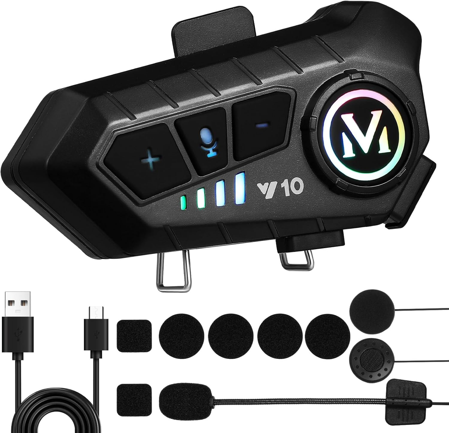 Mobestech Motorcycle Headset Wireless Headset Motorcycle Helmet Headset Helmet Headset Mount Helmet Headphone Wireless Helmet Headset Motorcycle Headset Helmet Speaker Plastic image number 5