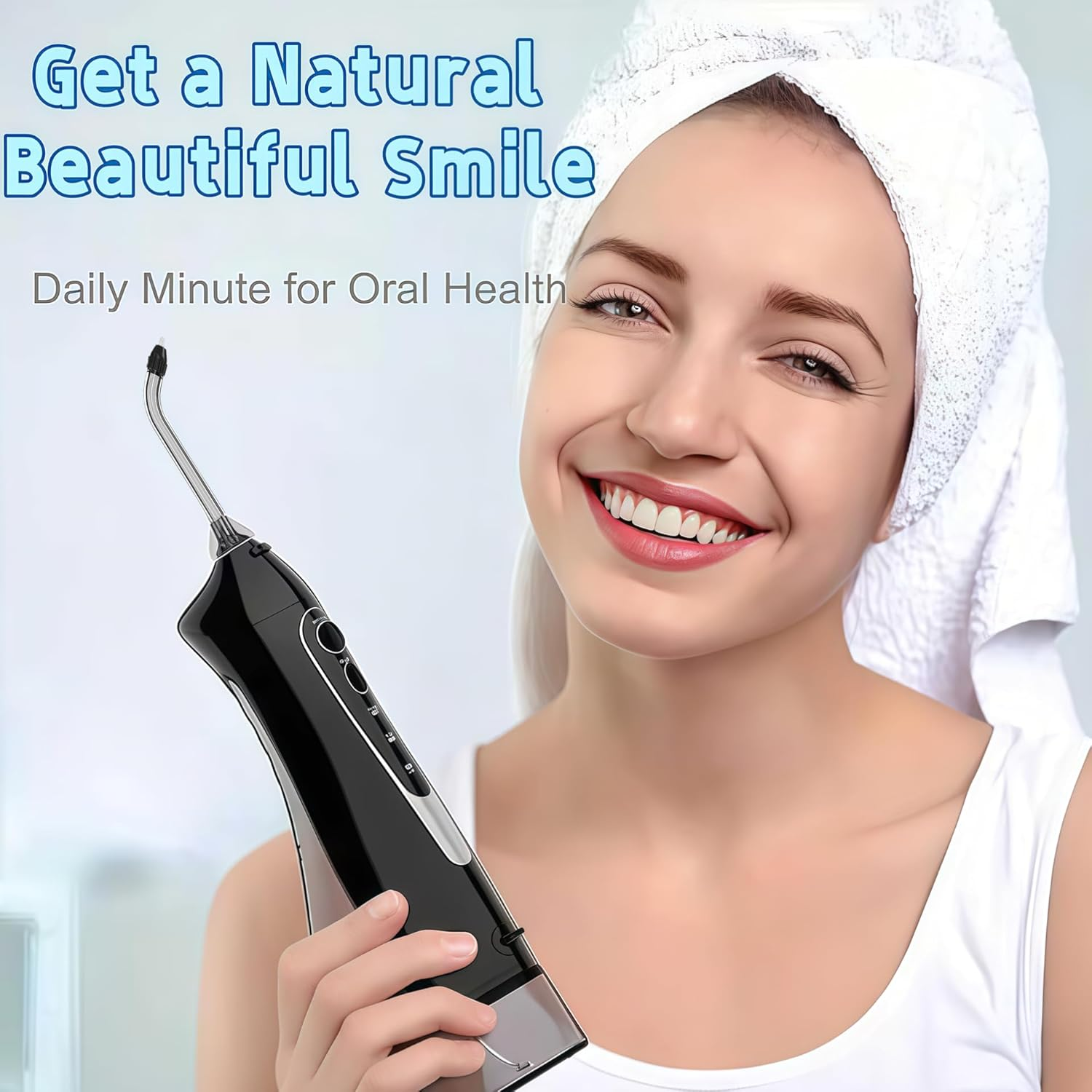 Replacement Head for COSLUS Water Flosser, Replacement Periodontal/Pocket Tips Oral Irrigator Jet Tip Only Compatible COSLUS C20 (F5020E), E40 (WFP14), C31 (F5023), C50, and C51 Water Flosser image number 4