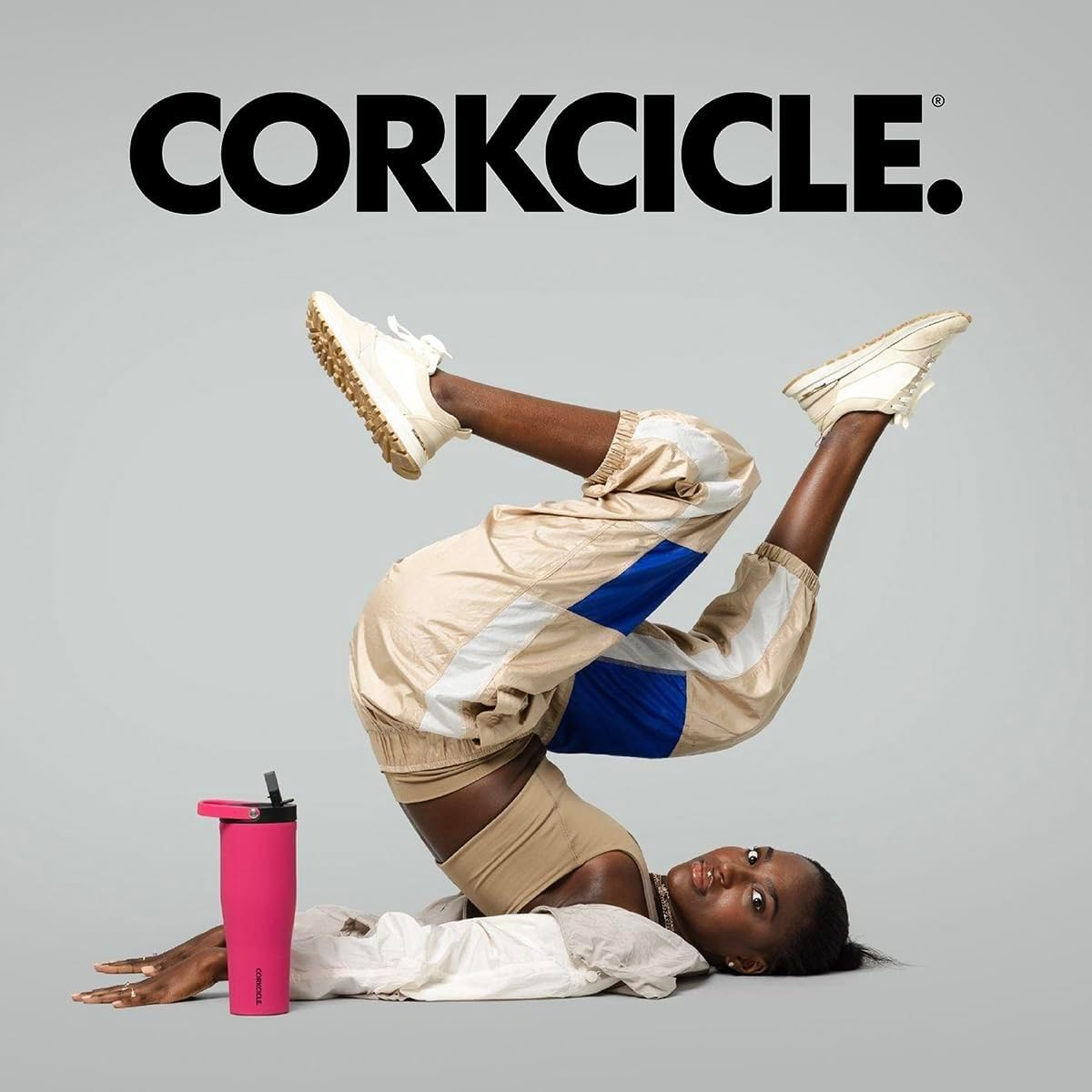 Corkcicle Go Cup XL - 887Ml Gloss White image number 2