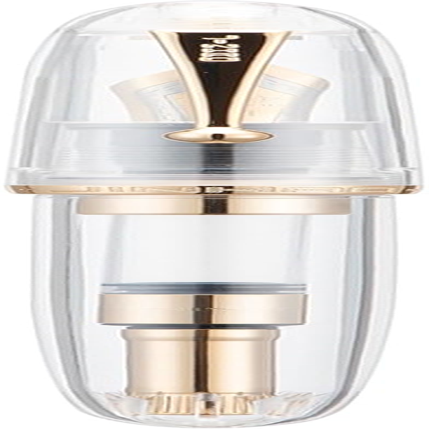 Jinhao 9019 Dadao Series Fountain Pen, Size 8 Medium Nib with Refillable Large Ink Converter, Transparent Clear Design Smooth Writing Pen (Gold Trim) image number 2