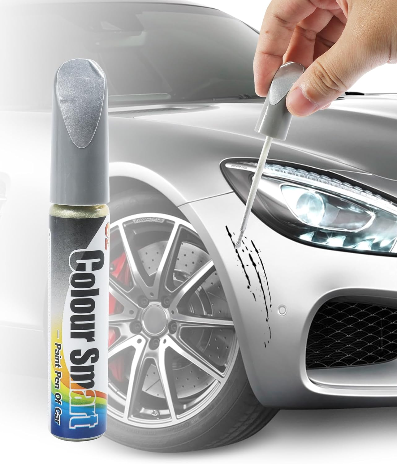 RACOONA Car Touch up Paint, Red, 1 Ml, Automotive, Car Paint Scratch Repair Pen, Outdoor Use, Rust Resistant