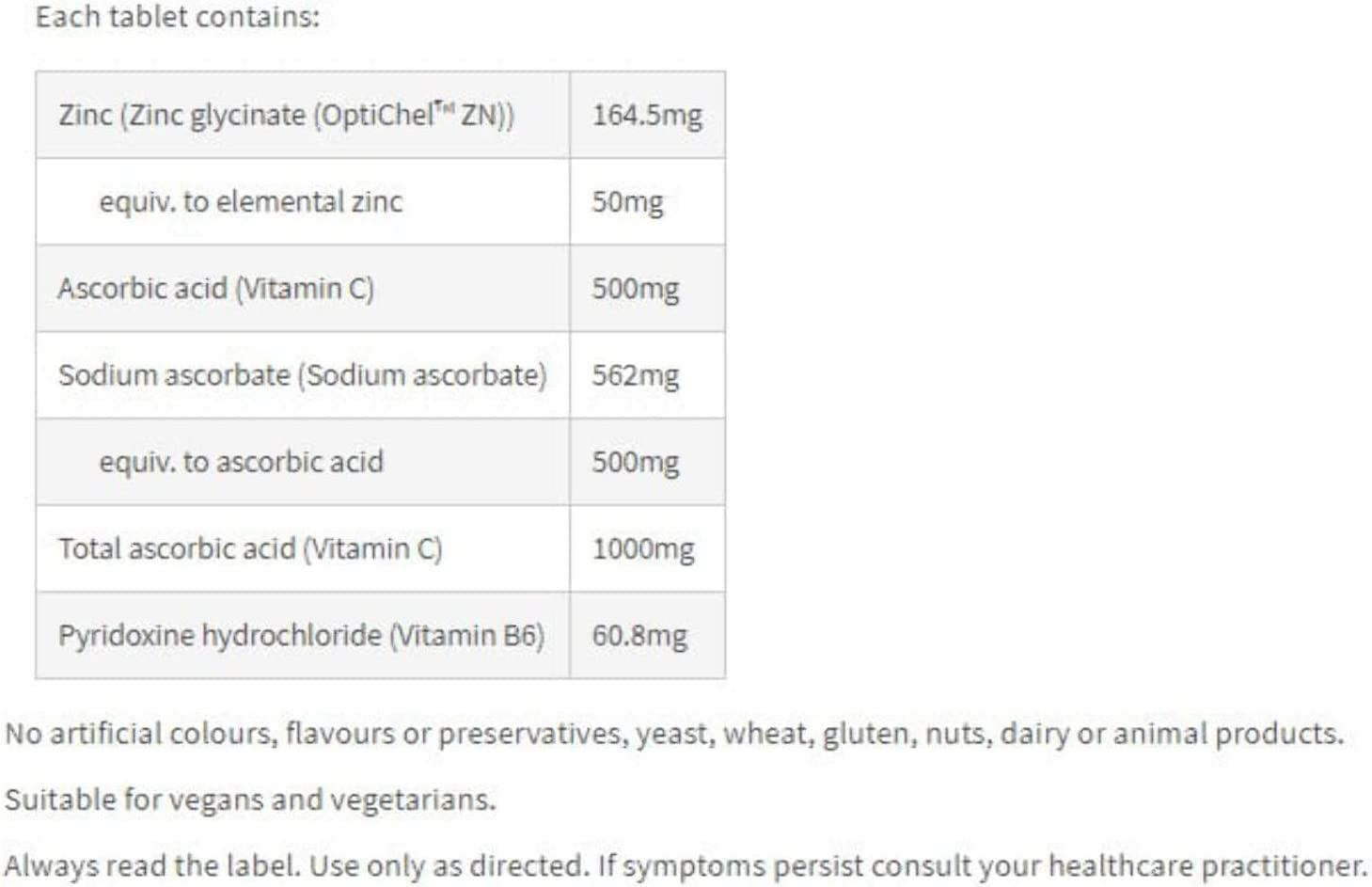 Fusion Health Zinc Advanced 60 Tablets image number 1