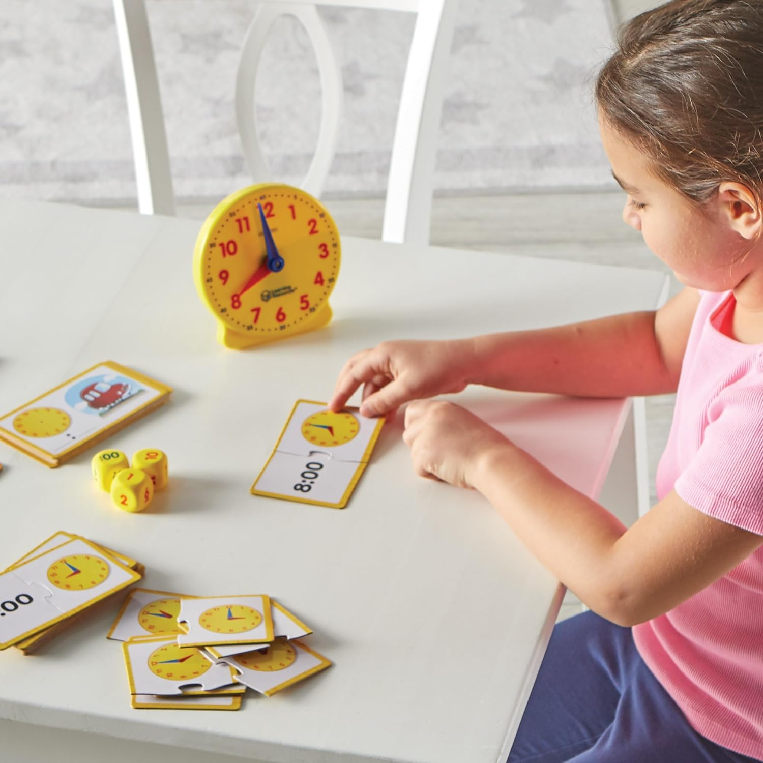 Learning Resources Time Activity Set - 41 Pieces, Ages 5+ Teaching Clocks for Kids image number 6
