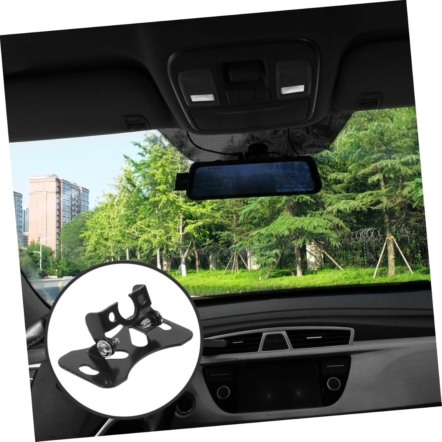 HOMSFOU Adjustable 90-Degree Reverse Camera Bracket for Automotive Rear View Camera Mount Universal Reverse License Plate Mount Suitable for Car Rearview Installation image number 5