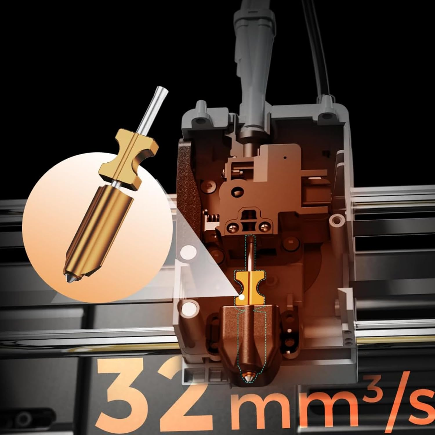 AD5X Nozzle for Flashforge AD5X Accessories for Flashforge 5X Nozzle 0.4 Quick Detachable High Flow Fast Printing, 2Xsilicone Caps and 2Xnozzle Brushes,0.4Mm+0.6Mm image number 6