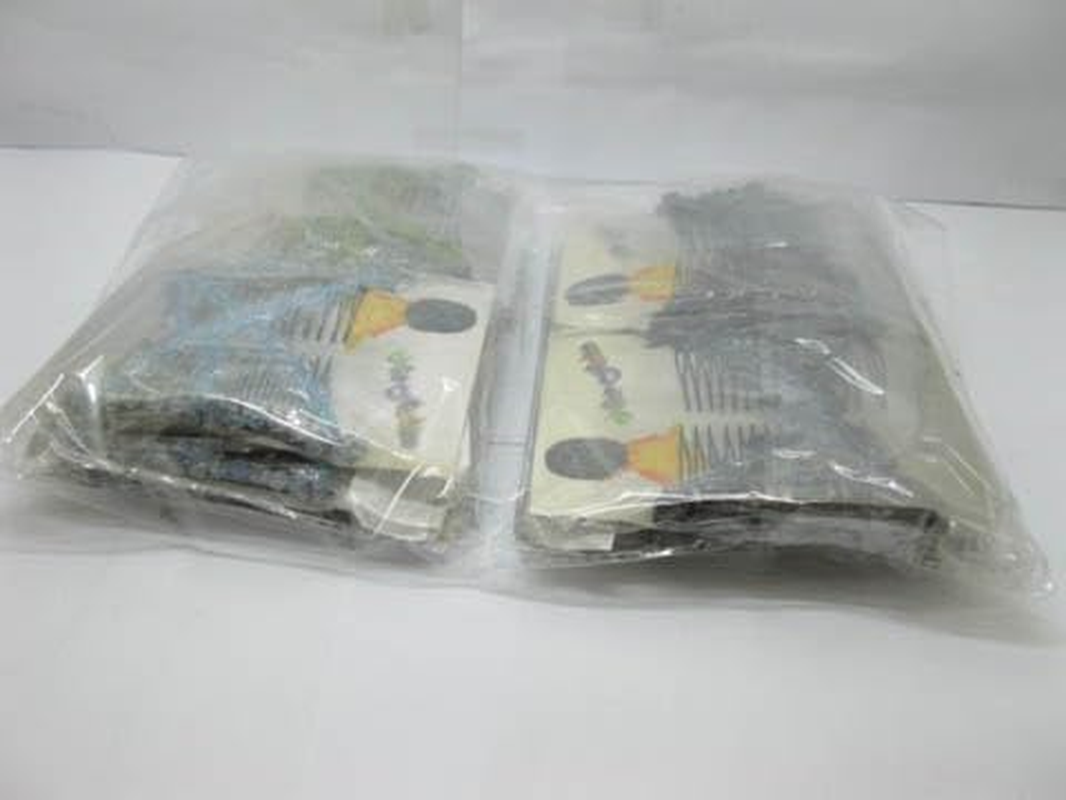 12X Stretch Beaded Double Magic Clip Hair Combs Mixed image number 2