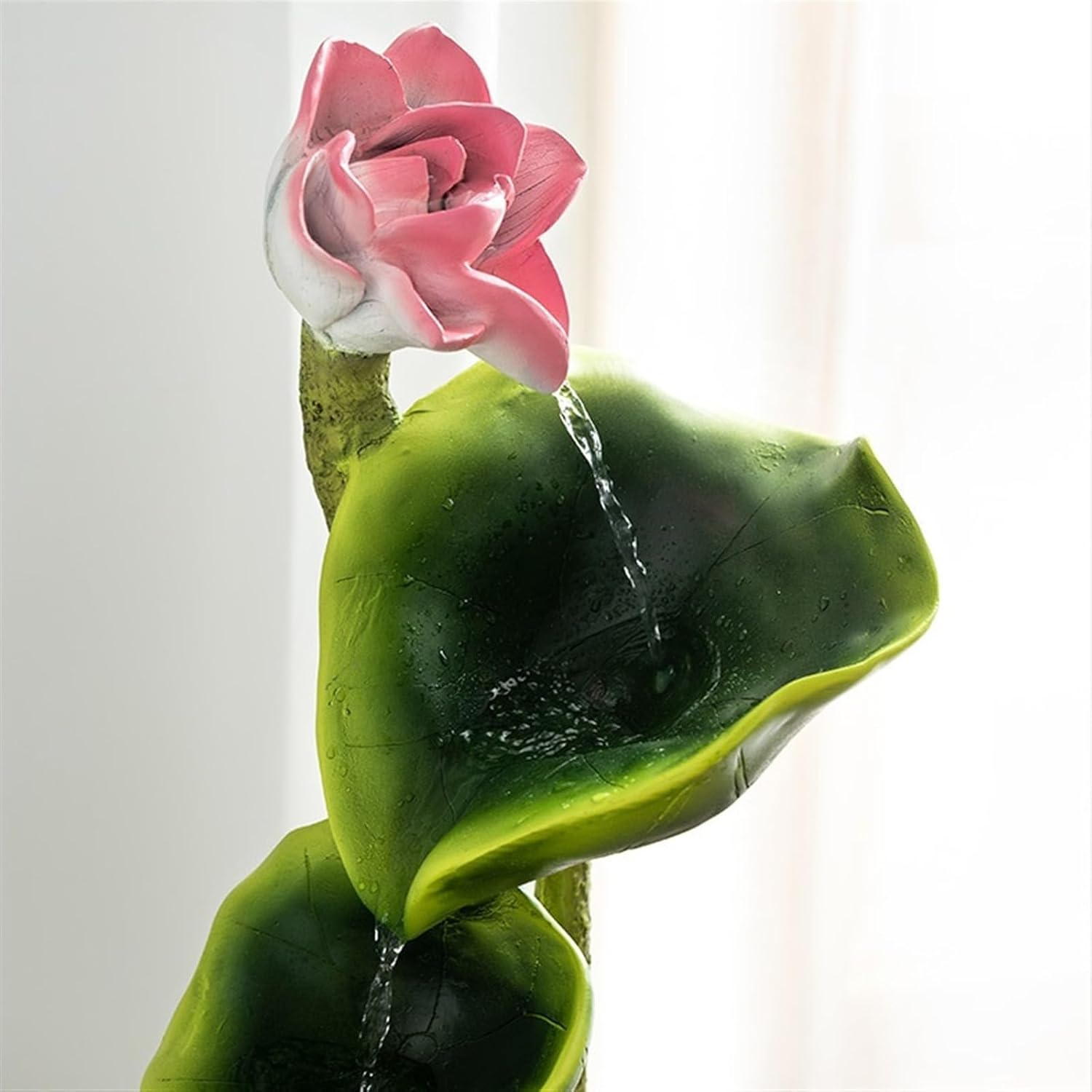 Outdoor Fountain New Chinese Landing Water Fountain, Living Room Courtyard Decoration, Home Accessories, Decorative Lotus image number 5