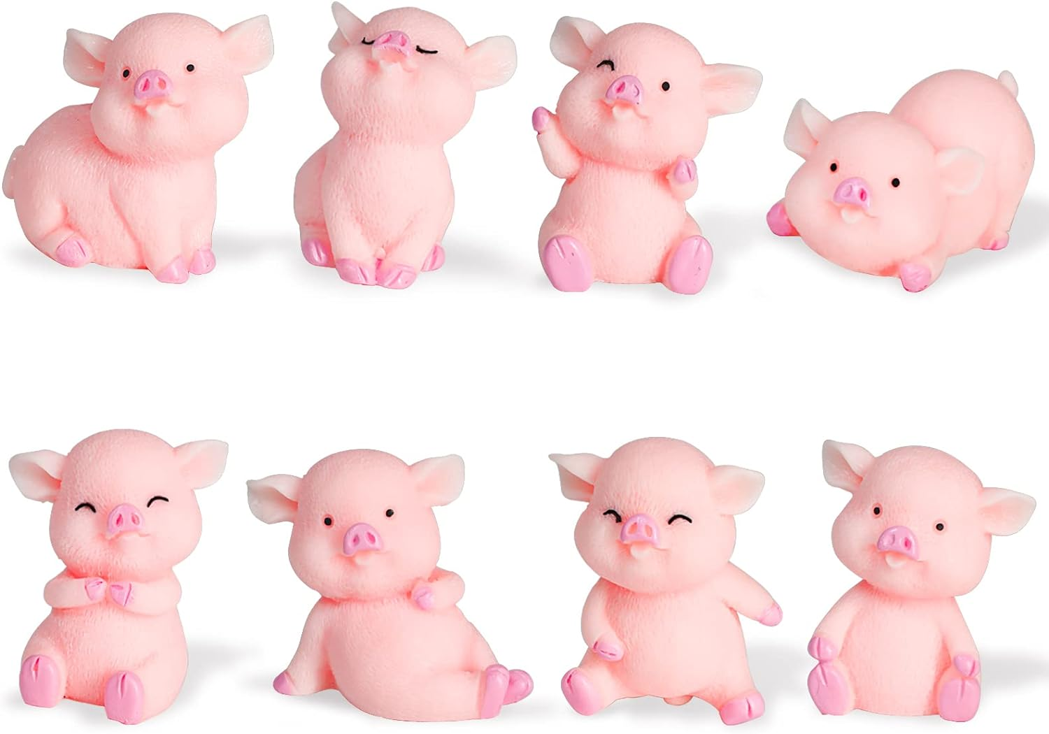 8Pcs Dog Cake Topper, Puppy Cake Topper Cupcake Topper, Mini Dog Puppy Figurines Toy, Dog Cake Decorations for Kids Birthday Baby Shower Dog Animal Theme Party Supplies