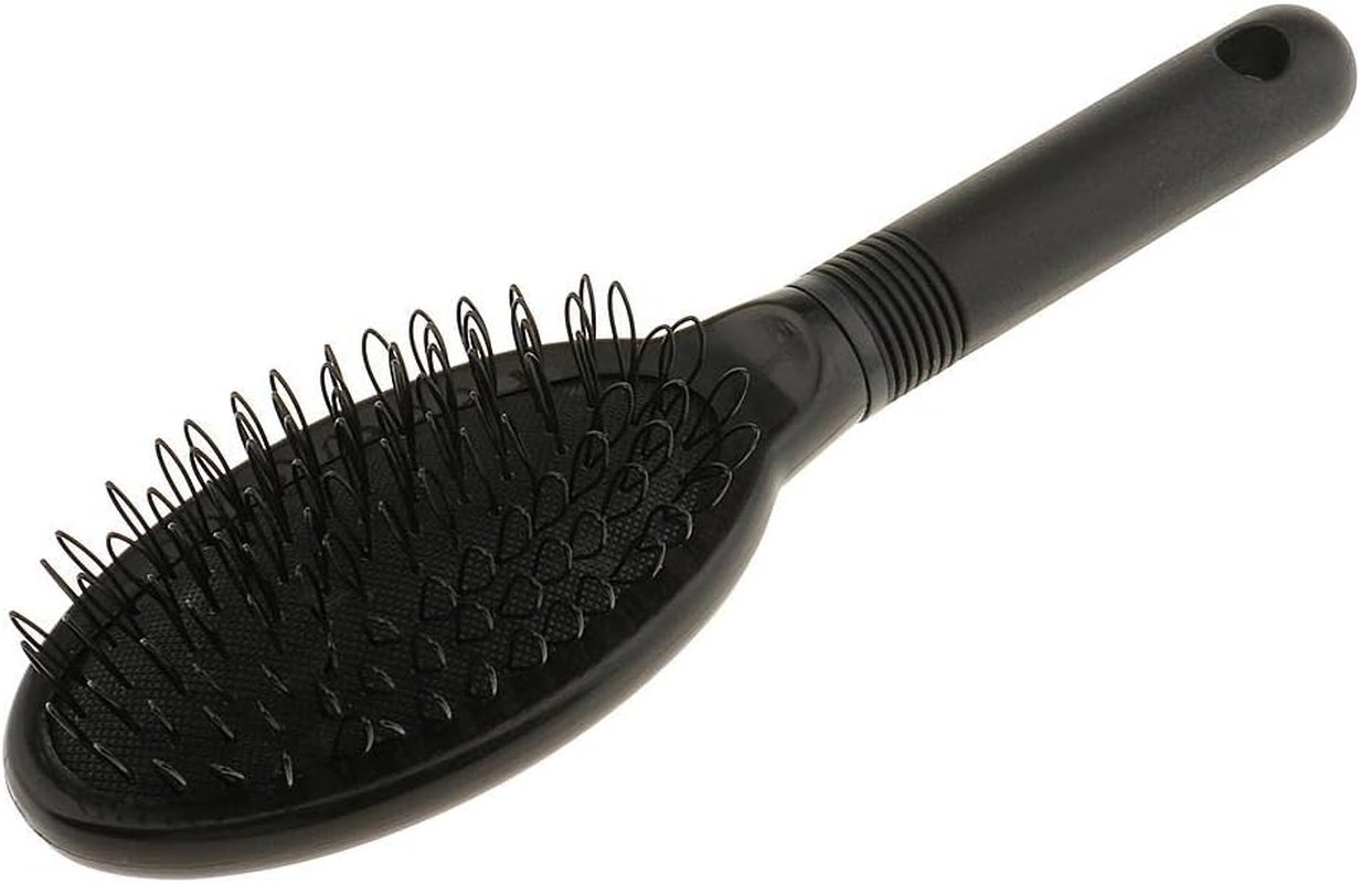 Oshhni Hair Bun Extension Loop Brush with Silicone Feature, Black, as Described - Red image number 7